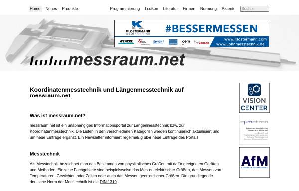 Vorschau von messraum.net, Messraum.net - Dipl.-Ing. Andreas Gallasch