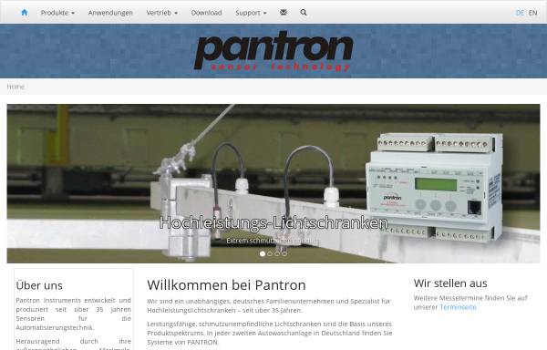 Vorschau von www.pantron.de, Pantron Instruments GmbH