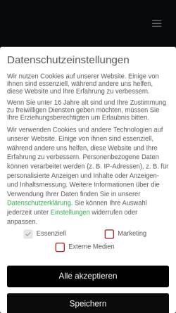 Vorschau der mobilen Webseite www.zanshin-dojo.de, Zanshin Dojo