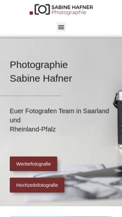 Vorschau der mobilen Webseite www.sabinehafner.de, Hafner, Sabine