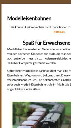 Vorschau der mobilen Webseite www.kleinmb.at, Klein Modellbahn Austria