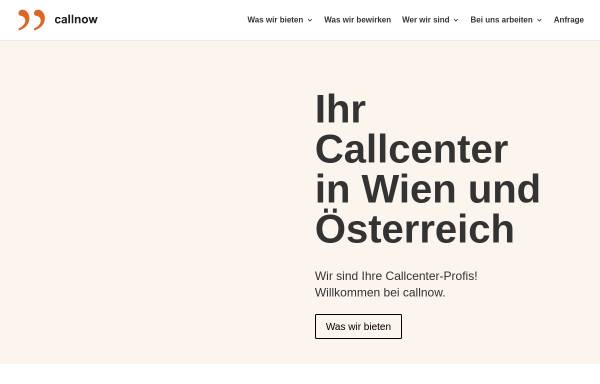 Call Now Call Center Wien