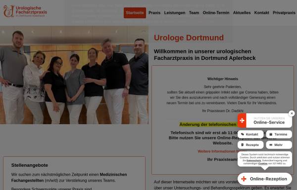 Vorschau von www.urologe-dortmund.de, Dr. med. Adnan Dadikhi