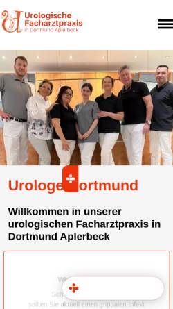 Vorschau der mobilen Webseite www.urologe-dortmund.de, Dr. med. Adnan Dadikhi