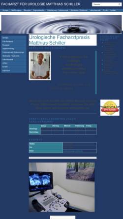 Vorschau der mobilen Webseite urologe-schiller.de, Facharzt für Urologie Matthias Schiller