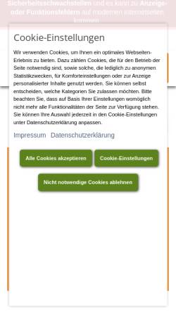 Vorschau der mobilen Webseite www.urologie-wolfsburg.de, Praxisgemeinschaft Dres.med. H. Coors, D. Hölker, Dipl. med. J. Telle
