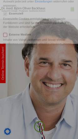 Vorschau der mobilen Webseite www.urologie-butz.de, Prof. Dr. med. Butz