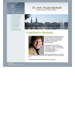 Vorschau der mobilen Webseite barthold-hamburg.de, Dr. med. Frauke Barthold