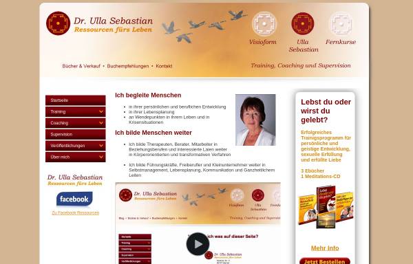 Vorschau von www.ulla-sebastian.de, Dr. Ulla Sebastian - Training, Beratung, Supervision