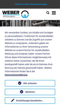 Vorschau der mobilen Webseite www.lauer-dillingen.de, Lauer Industrieanlagen und Rohrleitungsbau GmbH