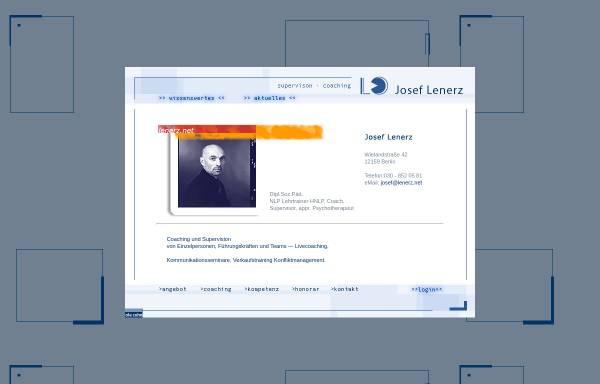 Josef Lenerz - Coaching - Supervision