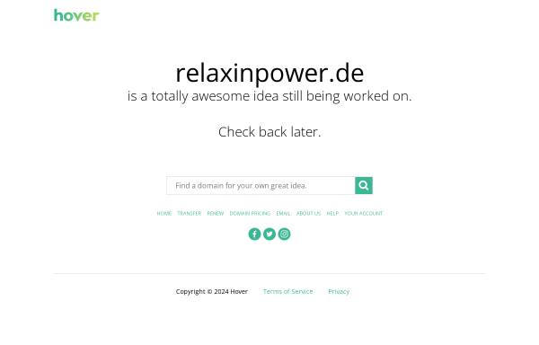 Vorschau von www.relaxinpower.de, Relaxinpower