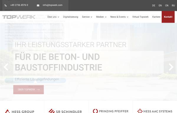 Vorschau von www.topwerk.com, Schlosser-Pfeiffer GmbH
