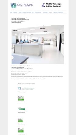 Vorschau der mobilen Webseite www.pathologie-guetersloh.de, Gemeinschaftspraxis für Pathologie Gütersloh
