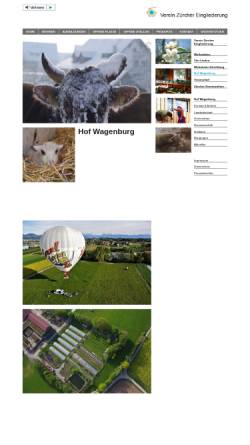 Vorschau der mobilen Webseite www.hof-wagenburg.ch, Hof Wagenburg Bauernbetrieb