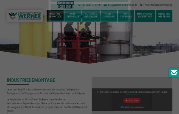 Werner GmbH Industriedemontage
