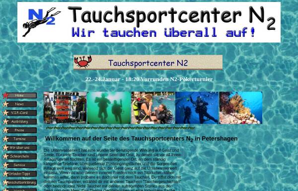 Vorschau von www.n2-tauchsport.de, Tauchsportcenter N2 in Fredersdorf