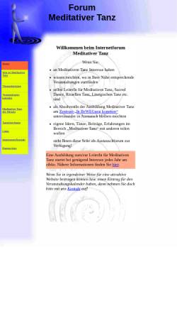 Vorschau der mobilen Webseite www.meditativer-tanz.de, Internet-Forum Meditativer Tanz