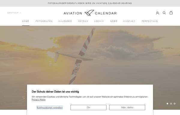Vorschau von www.fotokalender-segelfliegen.de, Segelflug-Bildkalender