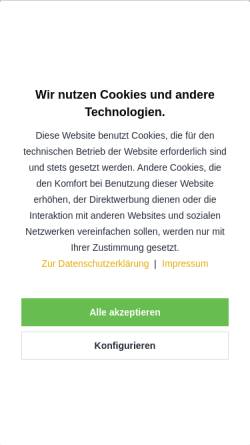 Vorschau der mobilen Webseite www.radaddel.de, Radaddel Fantasy Shop