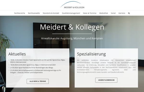 Vorschau von www.meidert-kollegen.de, Meidert & Kollegen