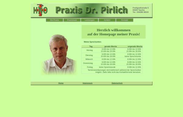 Vorschau von dr-pirlich.de, Pirlich, Dr. med. Thomas
