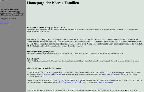 Vorschau von www.neczas.de, Neczas, Familie