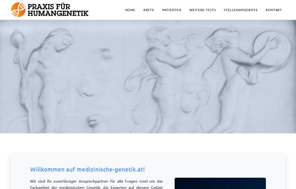 Vorschau von www.medizinische-genetik.at, Praxis für Humangenetik Wien