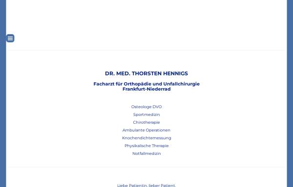 Hennigs, Dr. med. Thorsten