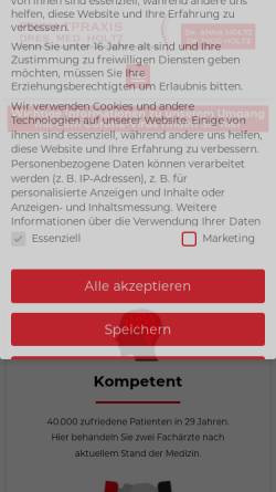 Vorschau der mobilen Webseite dr-holtz.de, Privatärztliche Gemeinschaftspraxis Holtz