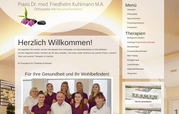 Vorschau von www.dr-kuhlmann-koeln.de, Kuhlmann, Dr. med. Friedhelm
