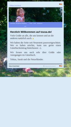 Vorschau der mobilen Webseite tousa.de, Netzel, Tobias und Burau, Sarah