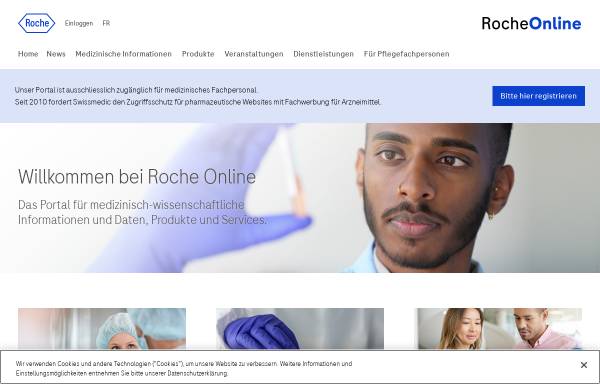 Vorschau von www.roche-online.ch, Roche Pharma (Schweiz) AG