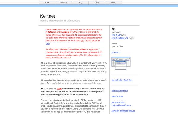 Vorschau von keir.net, K9