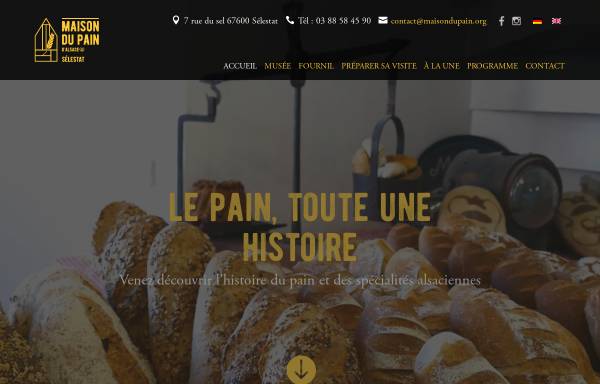 Vorschau von www.maisondupain.alsace, Der Elsaß Bäcker