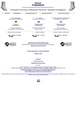 Vorschau der mobilen Webseite www.zehenspitzengang.de, Forschung und Publikationen zum Zehenspitzengang von D. Pomarino