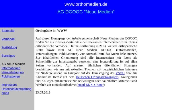 Vorschau von www.orthomedien.de, Orthomedien