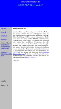 Vorschau der mobilen Webseite www.orthomedien.de, Orthomedien