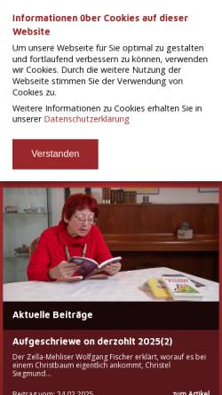 Vorschau der mobilen Webseite www.srf-online.de, SRF
