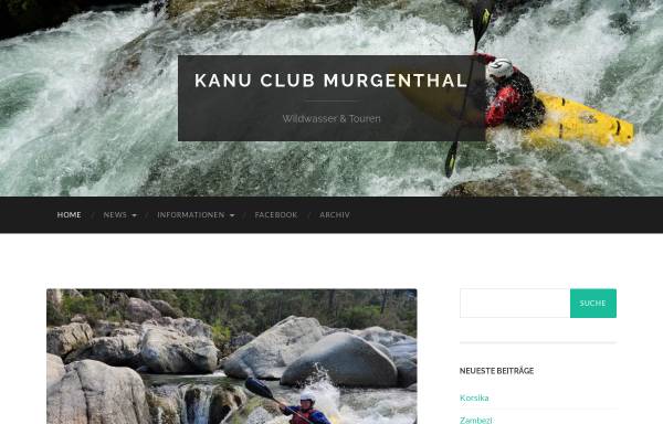 Vorschau von www.kcm.ch, Kanu-Club Murgenthal