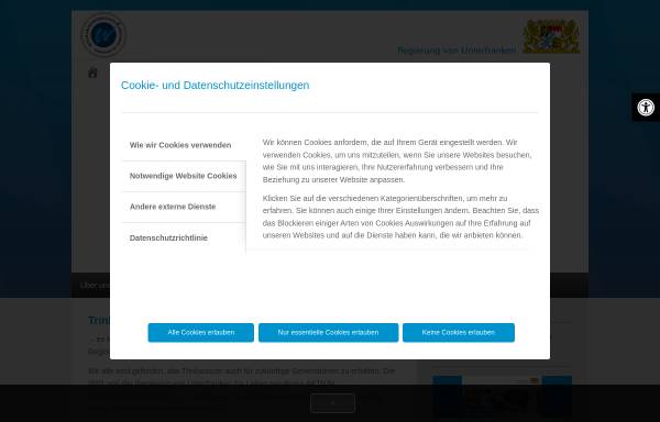 Vorschau von aktiongrundwasserschutz.de, Aktion Grundwasserschutz - Trinkwasser für Unterfranken