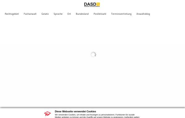 Vorschau von www.anwaltssuchdienst.de, DASD - Deutscher Anwaltssuchdienst