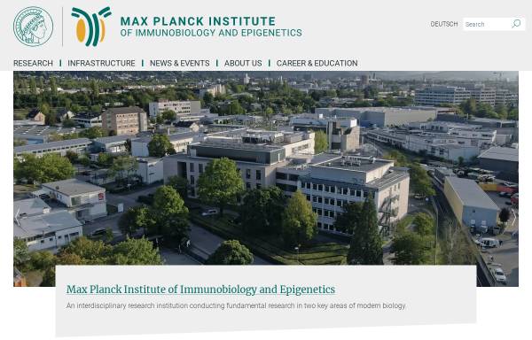Vorschau von www.immunbio.mpg.de, Max-Planck-Institut für Immunbiologie