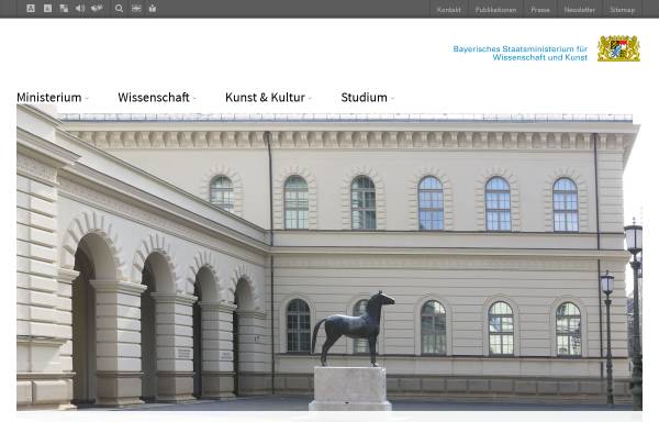 Vorschau von www.stmwfk.bayern.de, Bayerisches Staatsministerium für Wissenschaft, Forschung und Kunst