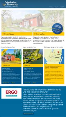 Vorschau der mobilen Webseite www.schwedenhaus-vermittlung.de, Interweave Schweden-Immobilien