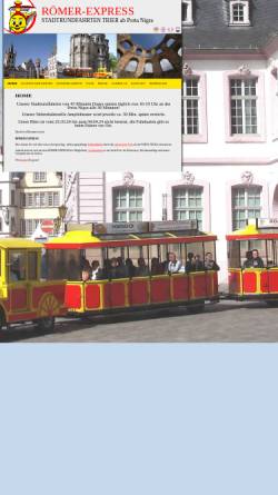 Vorschau der mobilen Webseite www.roemer-express.de, Römer-Express Trier
