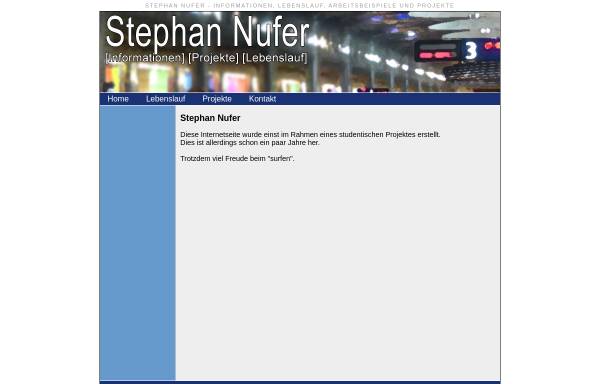 Vorschau von www.stephan-nufer.de, Nufer, Stephan