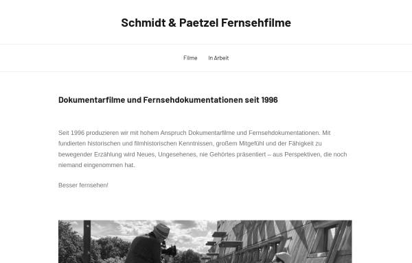 Vorschau von www.schmidt-paetzel.de, Schmidt & Paetzel Fernsehfilme GmbH
