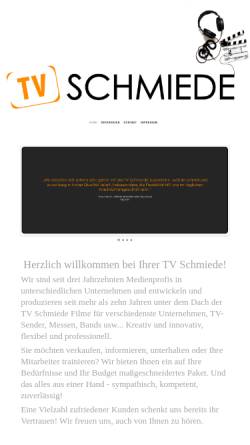 Vorschau der mobilen Webseite www.tv-schmiede.de, TV Schmiede GbR