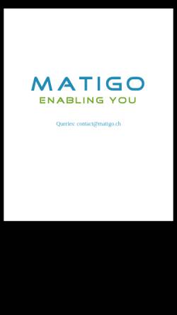 Vorschau der mobilen Webseite www.matigo.ch, Matigo
